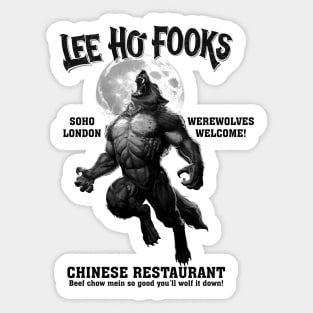 Lee Ho Fooks_Soho London Sticker